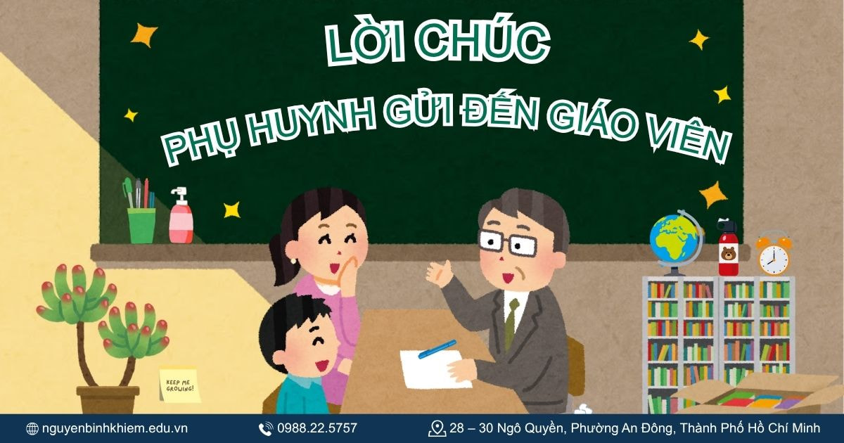 Lời chúc 20_11 của phụ huynh gửi đến giáo viên