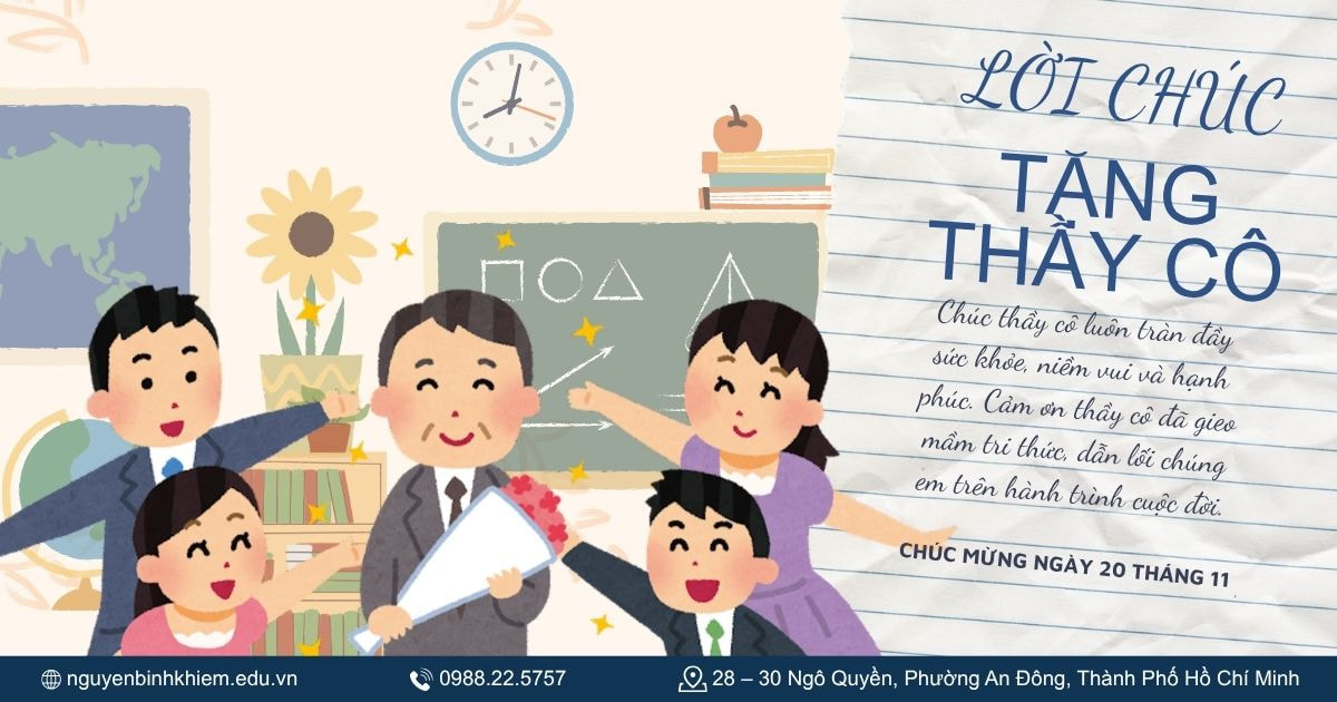 Lời chúc Ngày Nhà giáo Việt Nam 20_11 tặng thầy cô