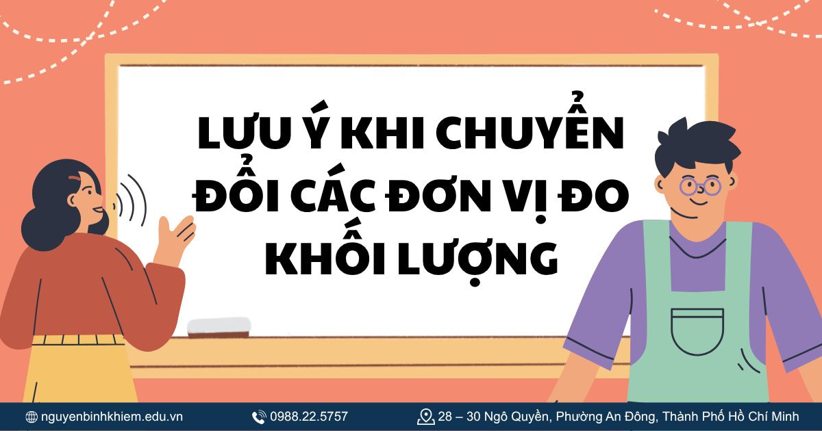 Lưu ý khi chuyển đổi các đơn vị đo khối lượng