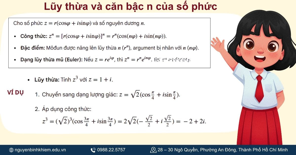 Lũy thừa và căn bậc n của số phức