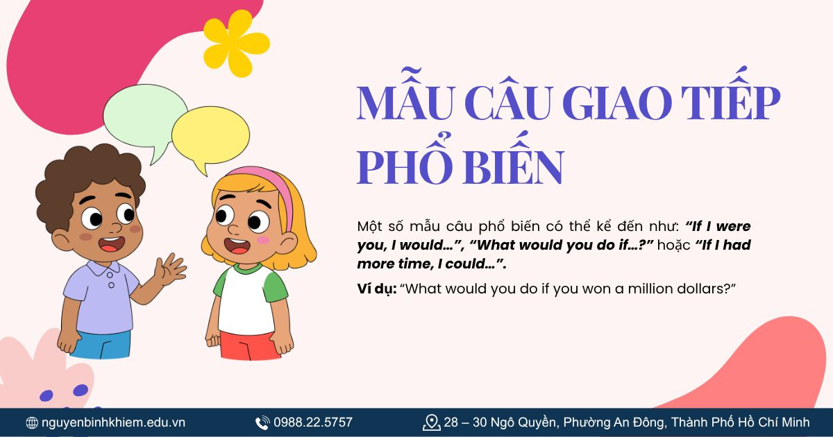 Mẫu câu giao tiếp phổ biến