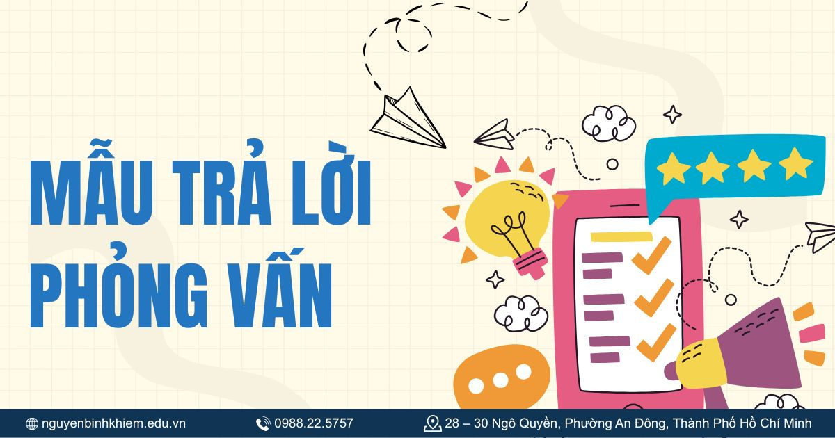 Mẫu trả lời phỏng vấn