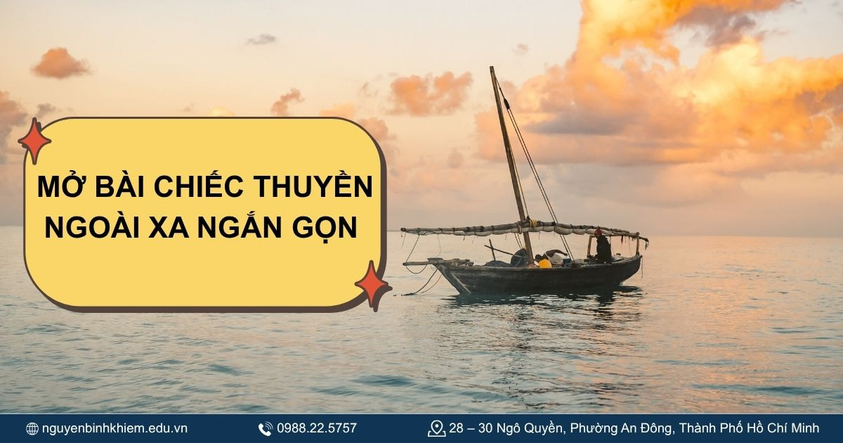 Mở bài Chiếc thuyền ngoài xa ngắn gọn