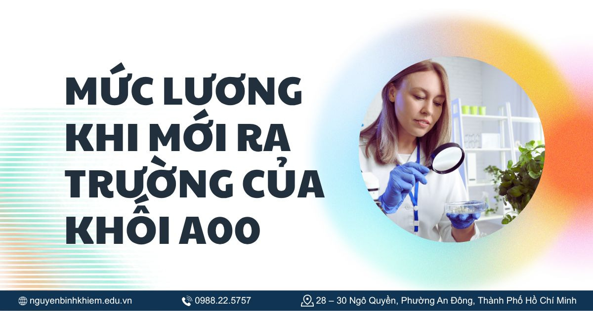 Mức lương khi mới ra trường của khối A00