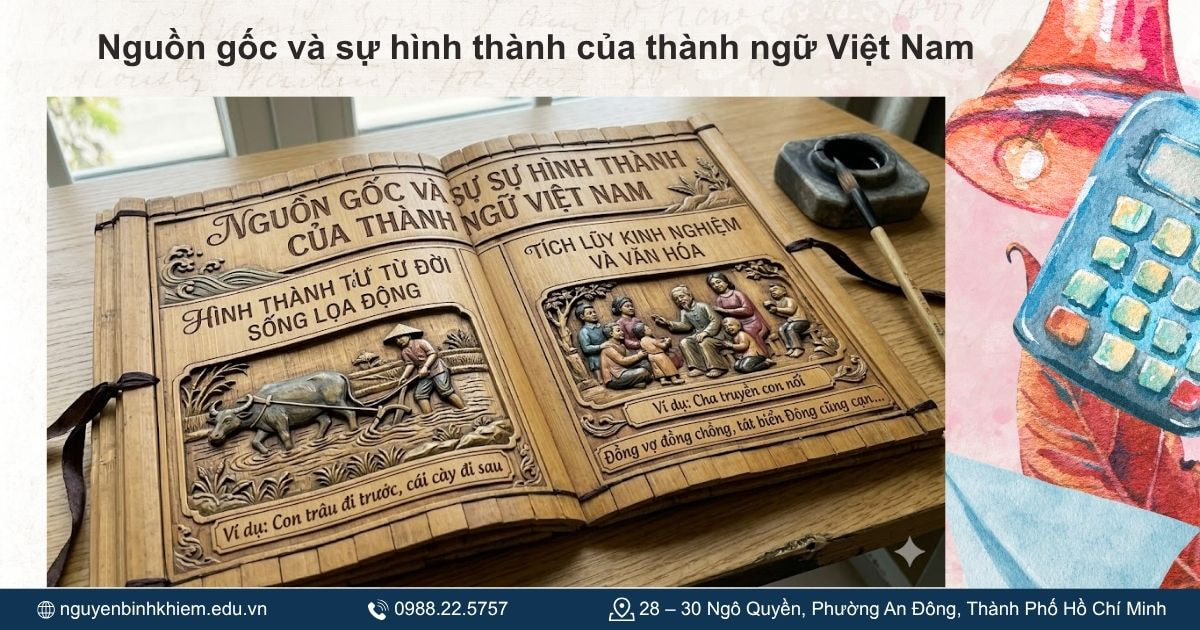 Nguồn gốc và sự hình thành của thành ngữ Việt Nam.