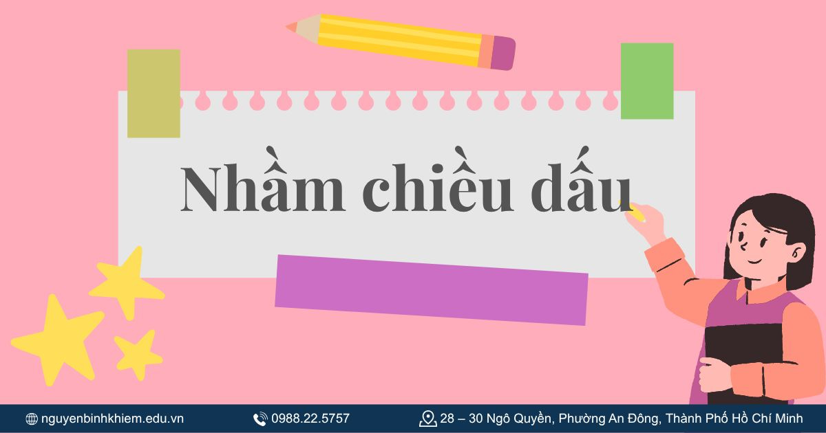 Nhầm chiều dấu