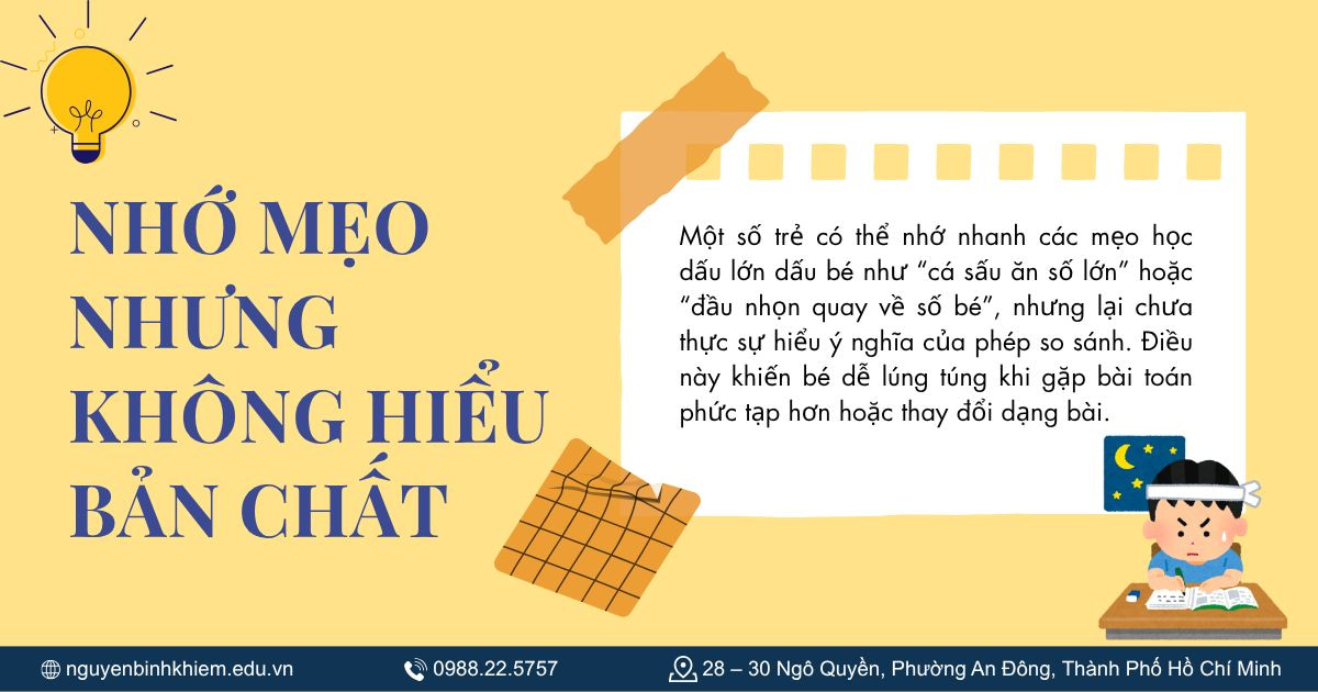 Nhớ mẹo nhưng không hiểu bản chất