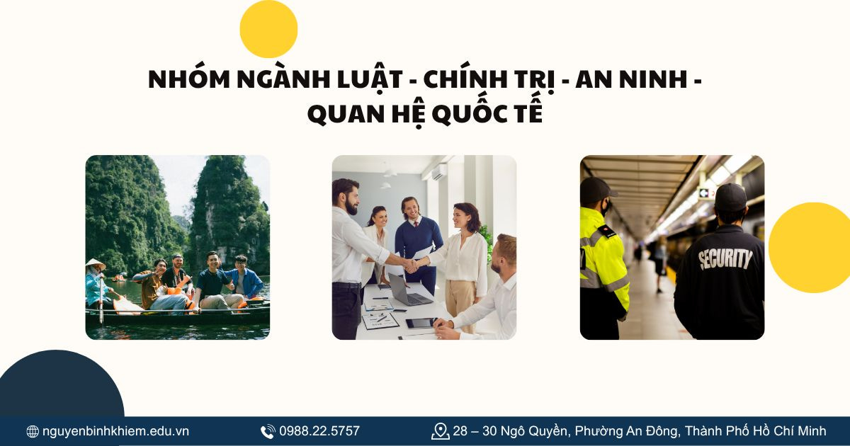 Nhóm ngành Luật - Chính trị - An ninh - Quan hệ quốc tế