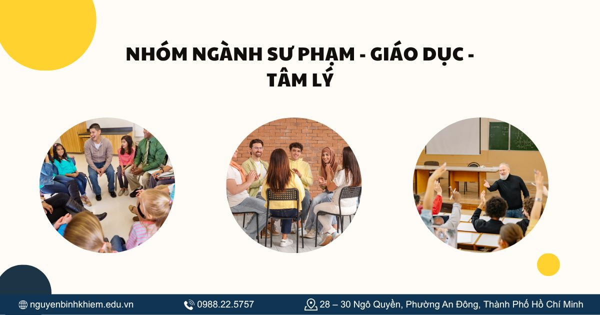 Nhóm ngành Sư phạm - Giáo dục - Tâm lý