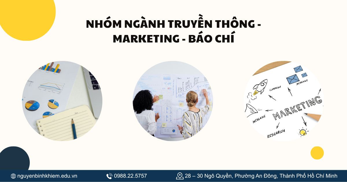 Nhóm ngành Truyền thông - Marketing - Báo chí
