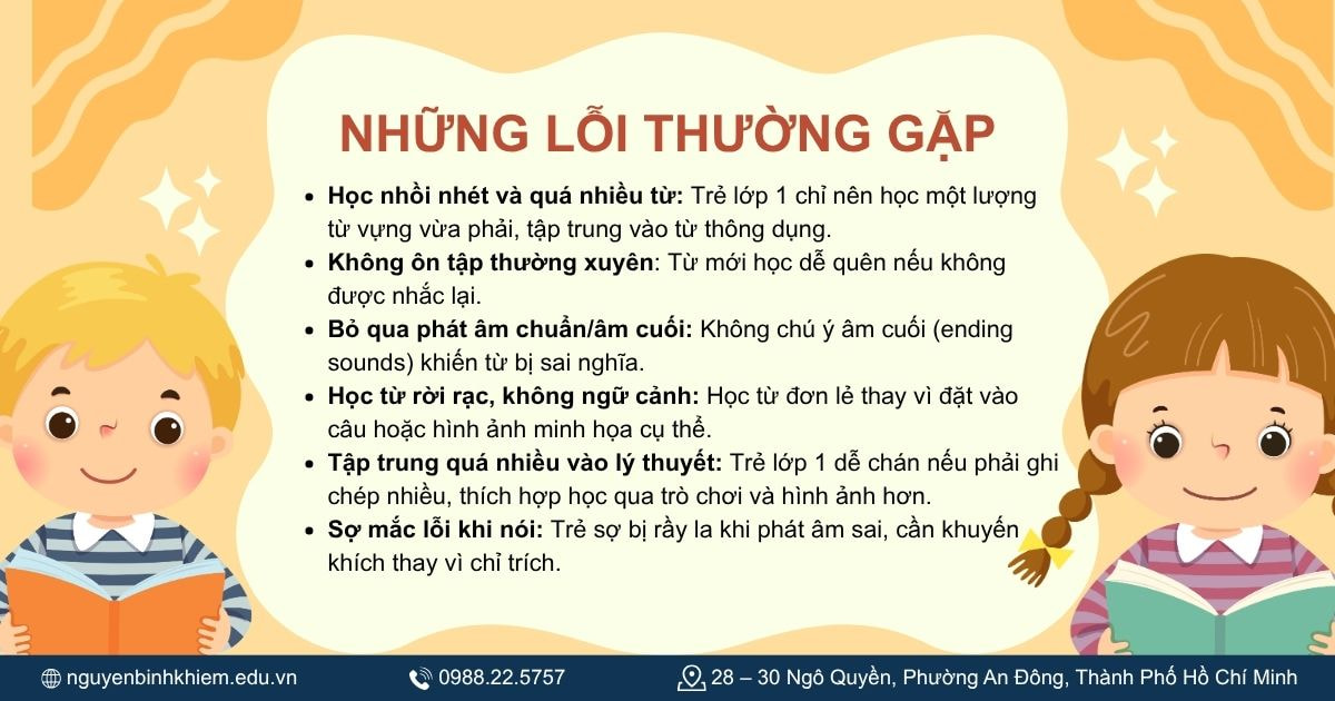 Những lỗi thường gặp