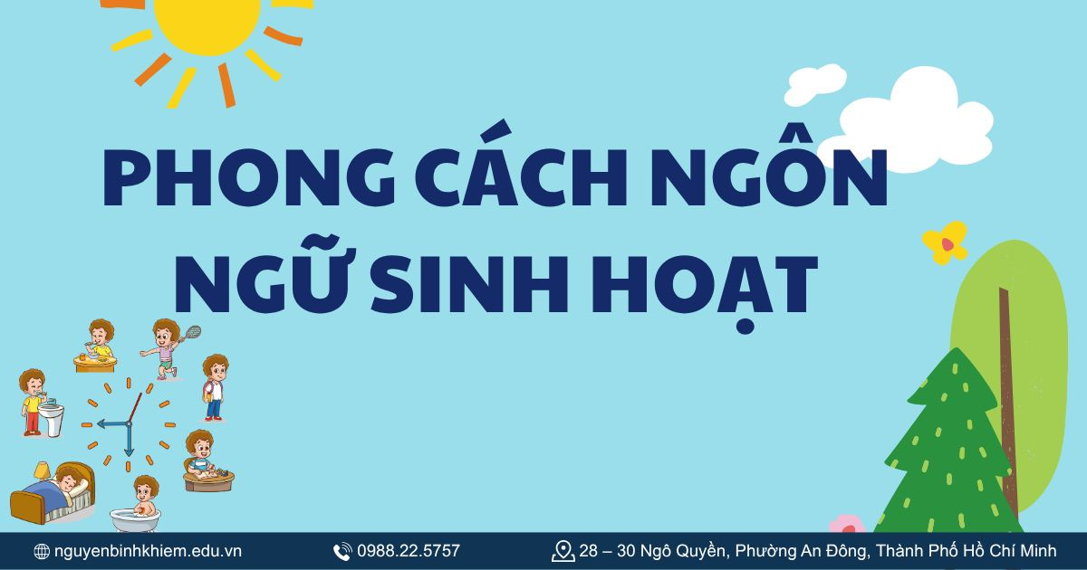 Phong cách ngôn ngữ sinh hoạt
