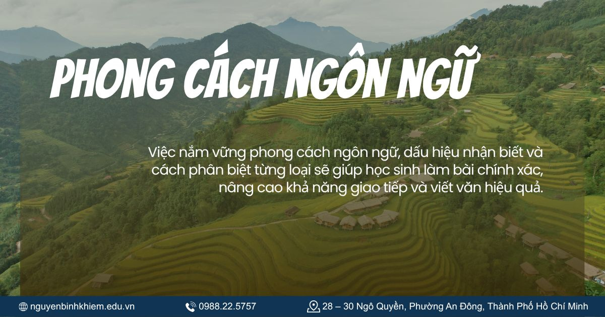 Phong cách ngôn ngữ