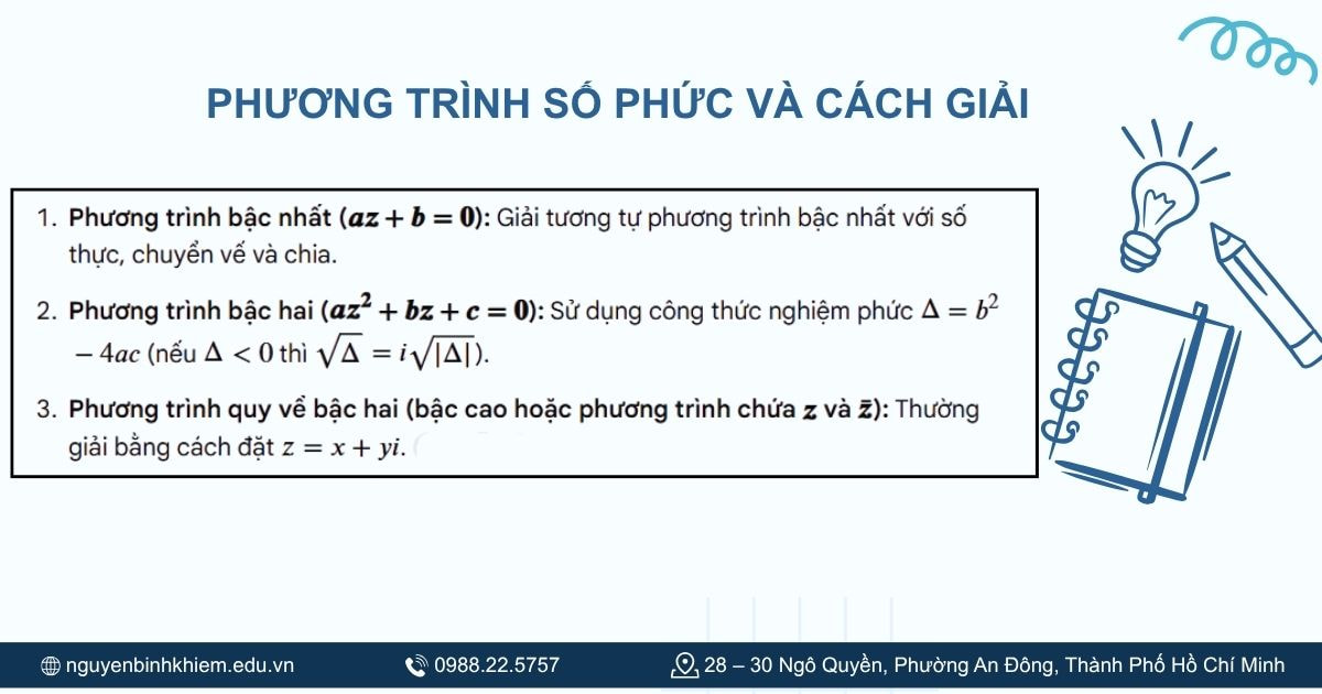 Phương trình số phức và cách giải