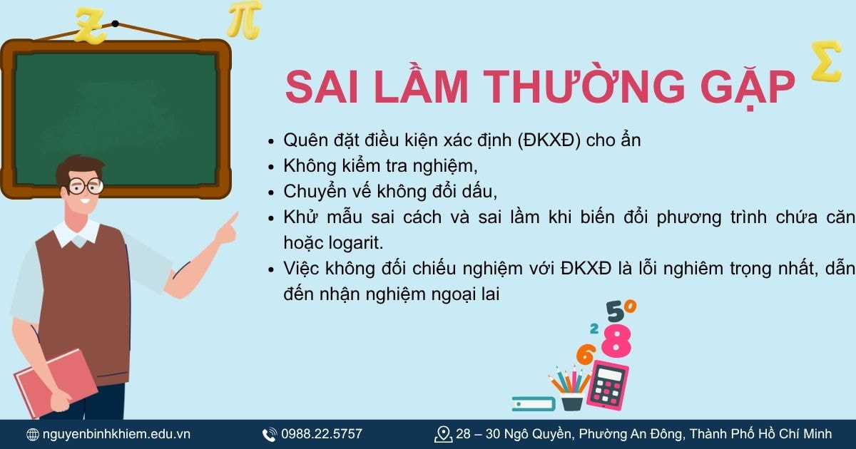 Sai lầm thường gặp