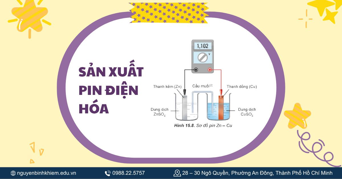 Sản xuất pin điện hóa