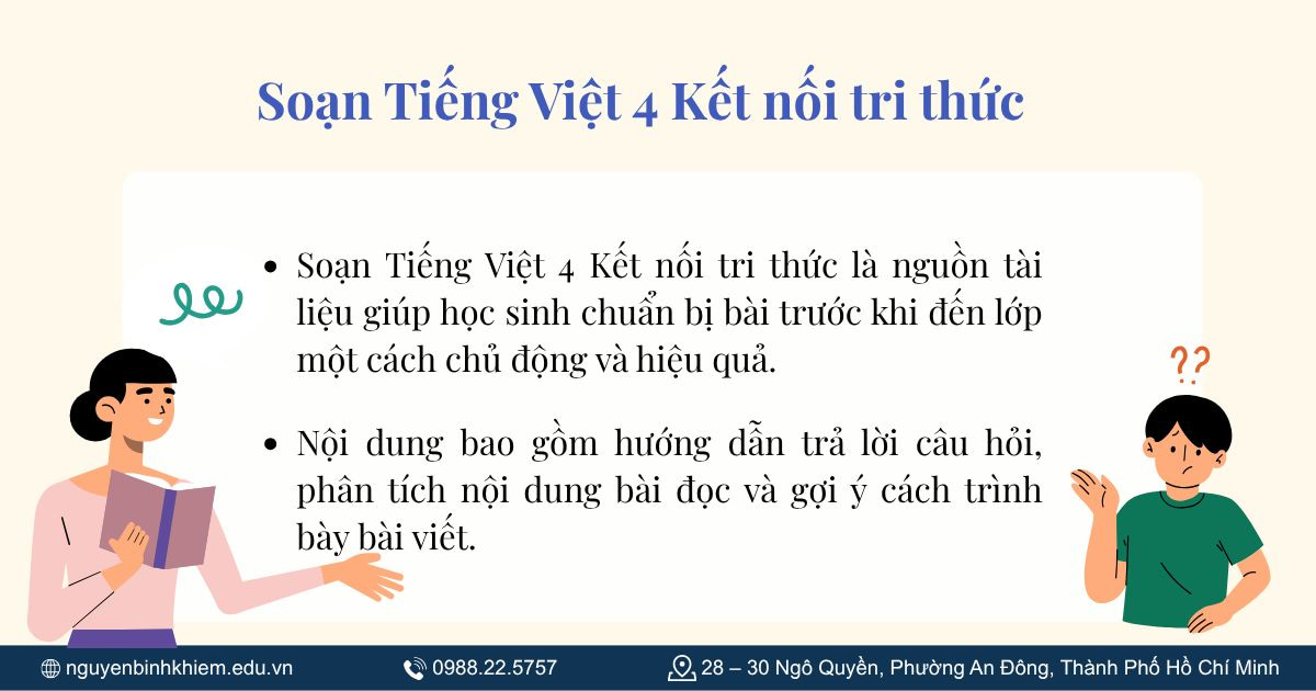 Soạn Tiếng Việt 4 Kết nối tri thức