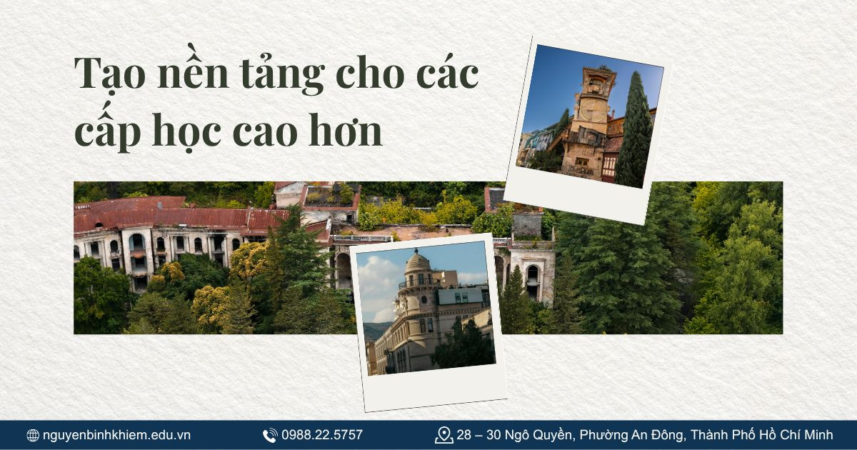 Tạo nền tảng cho các cấp học cao hơn