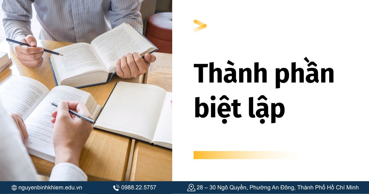 Thành phần biệt lập