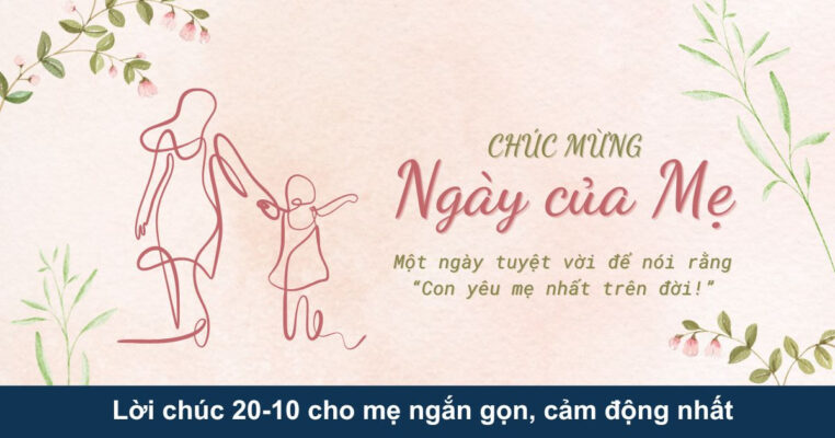 Thumbnail lời chúc 20-10 cho mẹ