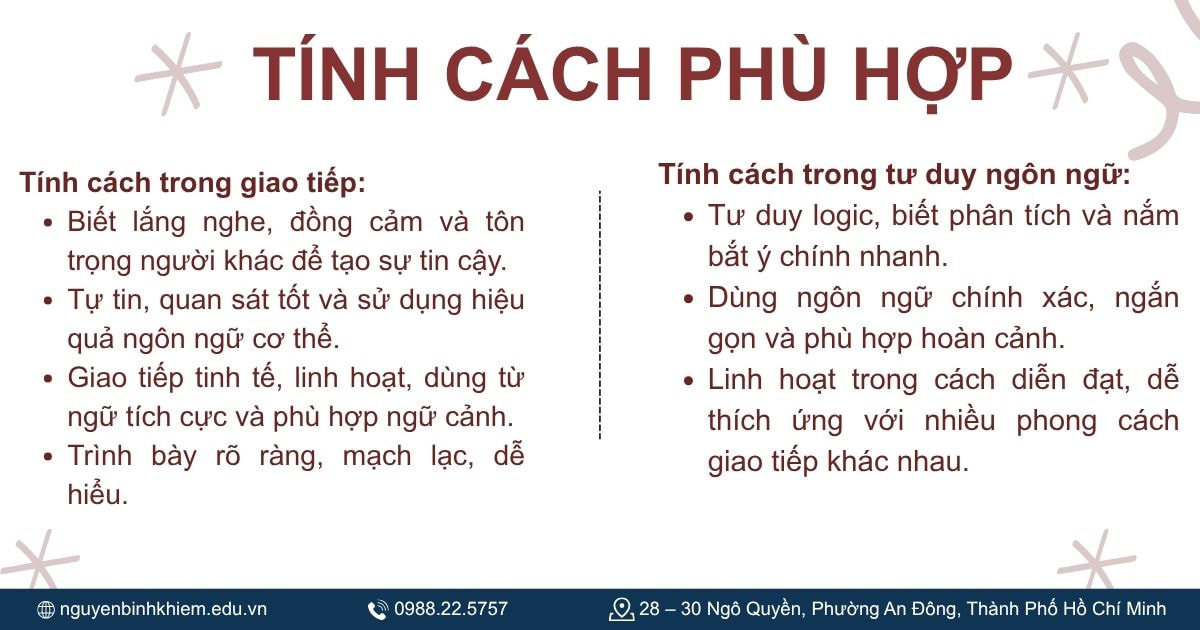 Tính cách phù hợp