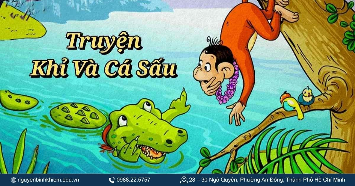 Truyện đọc cho bé_ Khỉ và cá sấu.