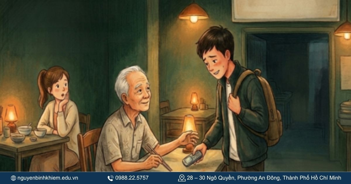 Truyện kể_ Chiếc điện thoại bị mất.