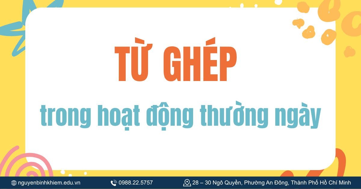 Từ ghép trong hoạt động thường ngày