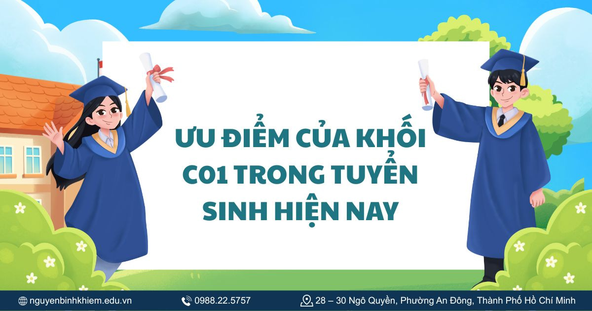 Ưu điểm của khối C01 trong tuyển sinh hiện nay