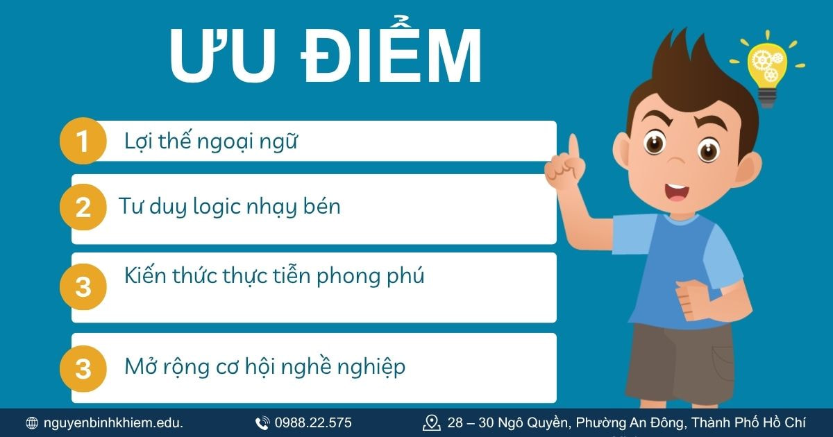 Ưu điểm khi học khối D10