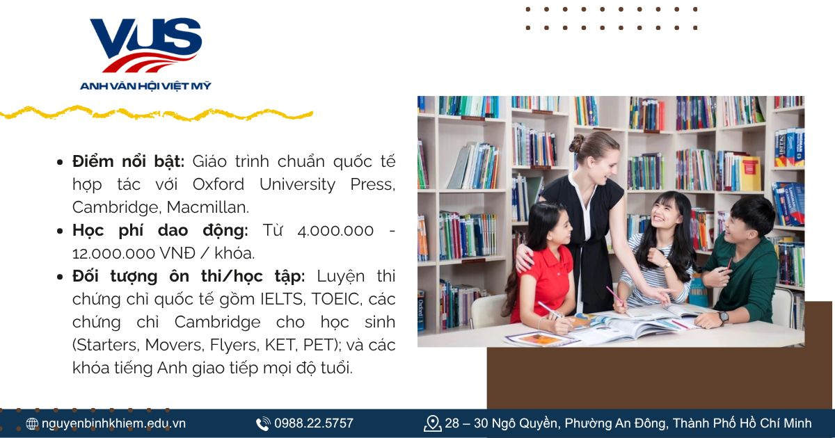VUS - Anh văn Hội Việt Mỹ
