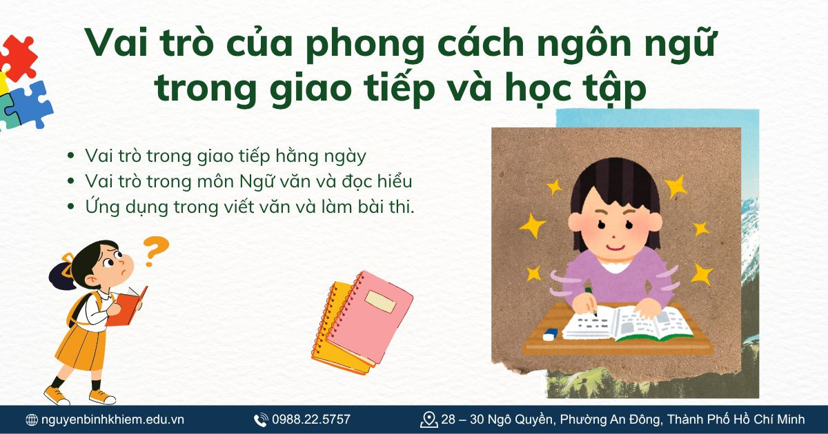 Vai trò của phong cách ngôn ngữ trong giao tiếp và học tập