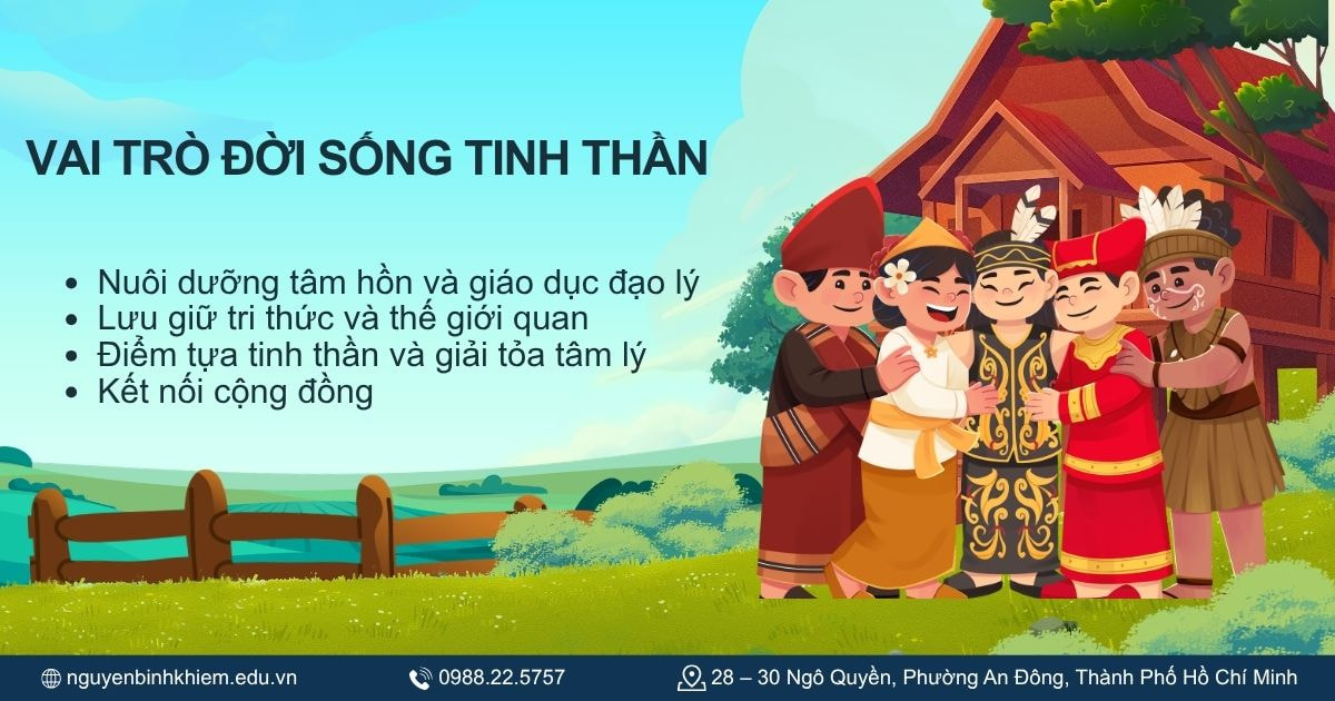 Vai trò trong đời sống tinh thần người Việt