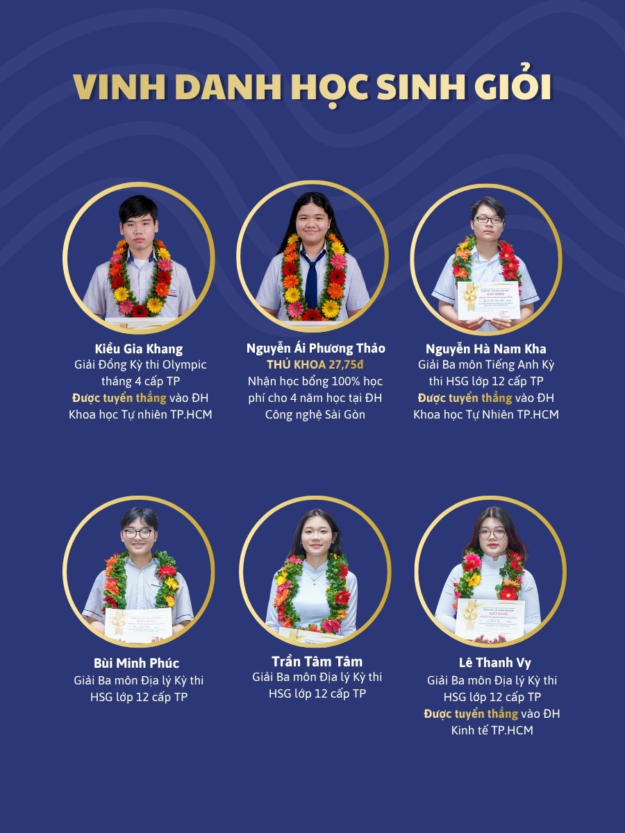 Vinh danh học sinh giỏi