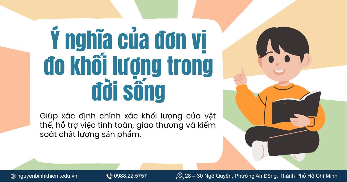 Ý nghĩa của đơn vị đo khối lượng trong đời sống