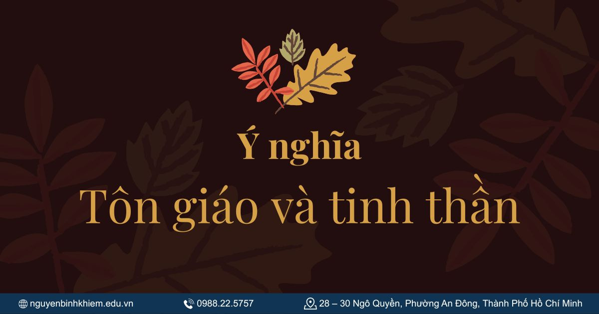 Ý nghĩa tôn giáo và tinh thần