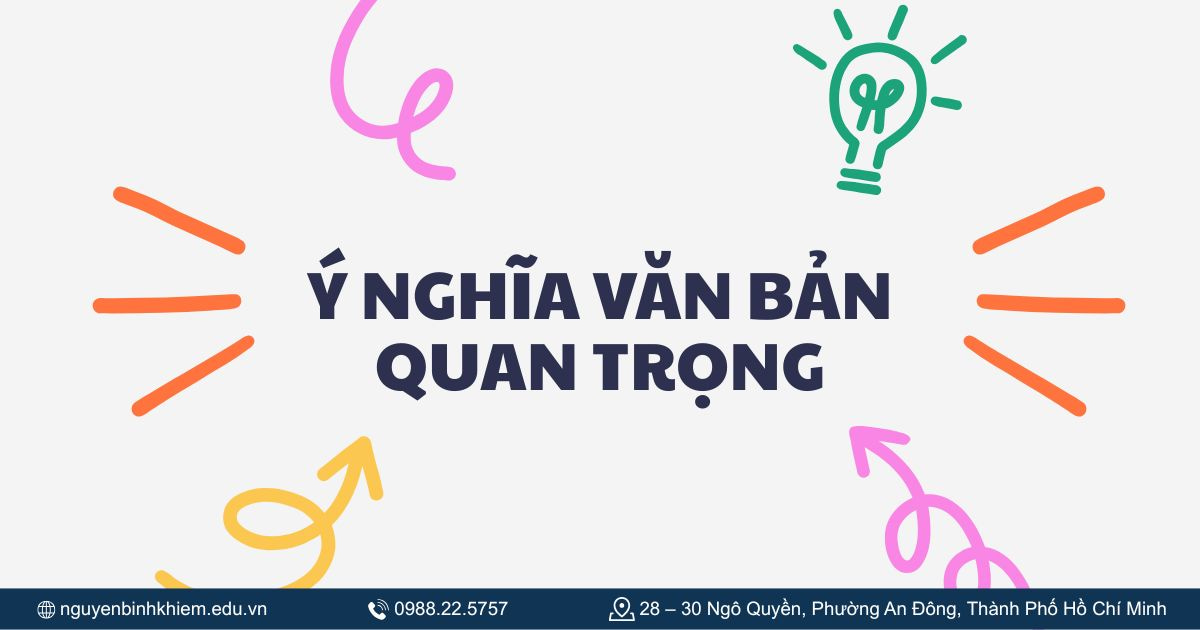 Ý nghĩa văn bản quan trọng