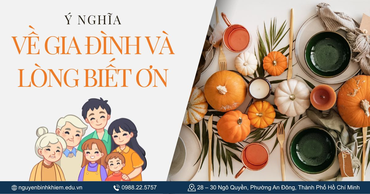 Ý nghĩa về gia đình và lòng biết ơn