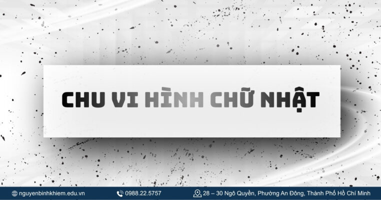 Chu vi hình chữ nhật