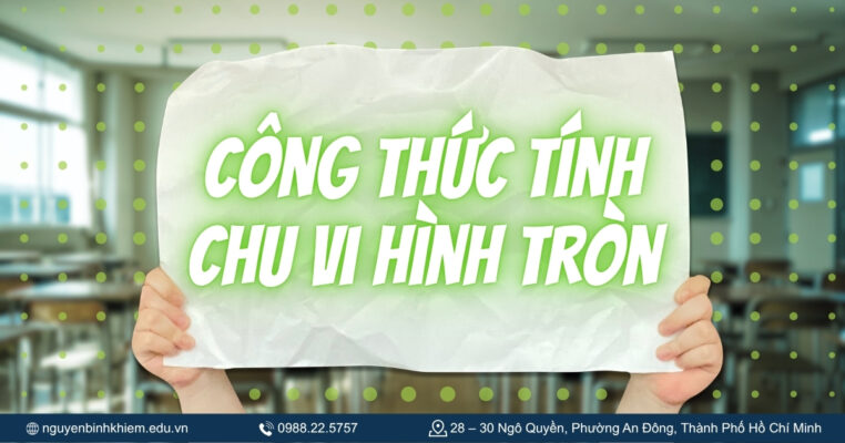 Công thức tính chu vi hình tròn