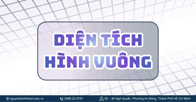 Diện tích hình vuông