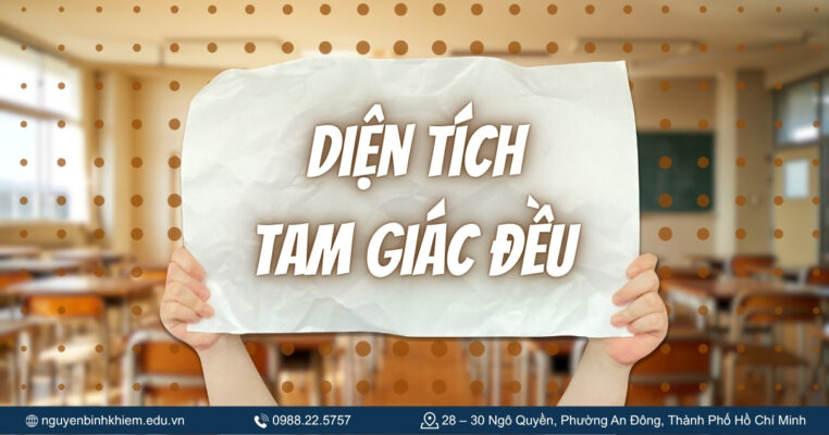 Diện tích tam giác đều