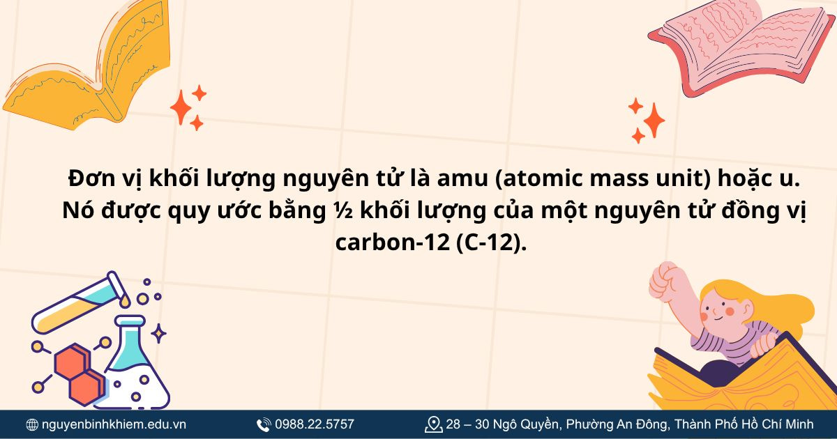 Đơn vị khối lượng nguyên tử là gì?