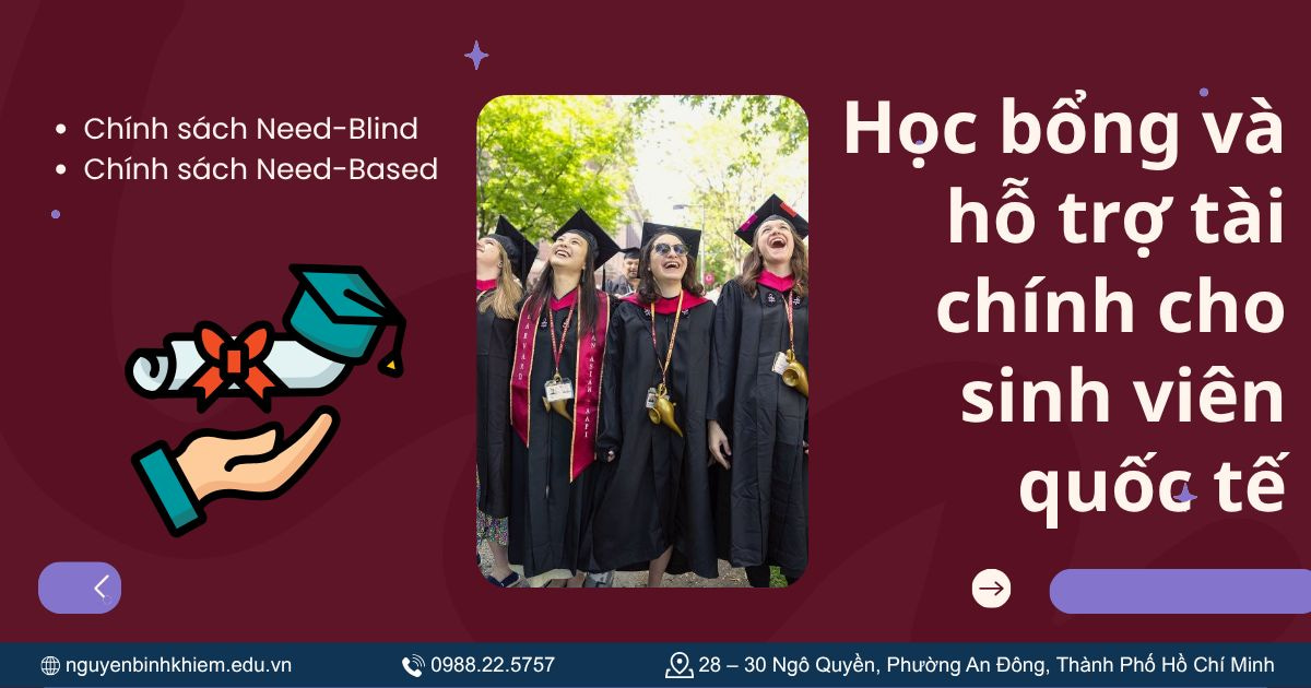 Học bổng và hỗ trợ tài chính cho sinh viên quốc tế