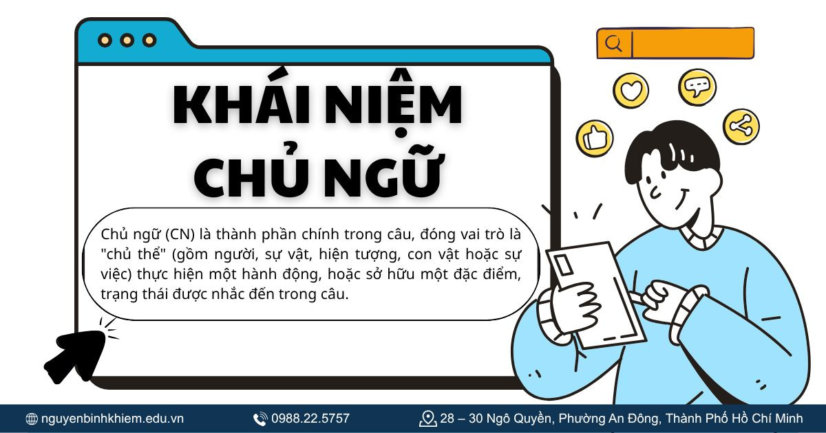 Khái niệm chủ ngữ