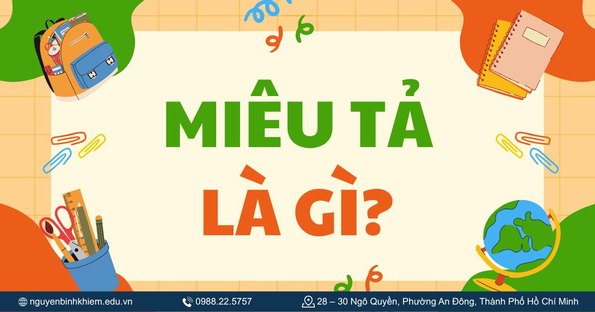 Miêu tả là gì?