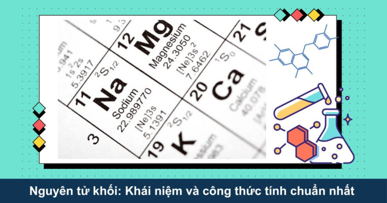 Nguyên tử khối: Khái niệm và công thức tính chuẩn nhất 