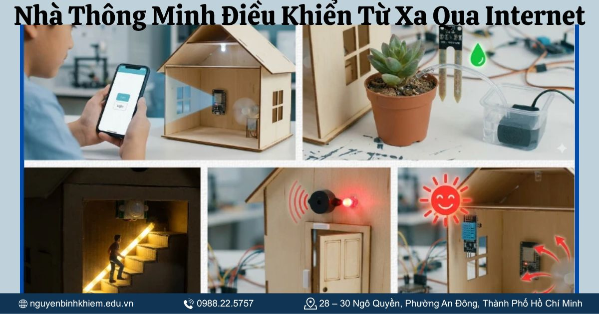 Nhà Thông Minh Điều Khiển Từ Xa Qua Internet