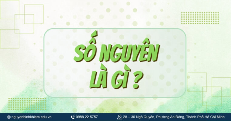 Số nguyên là gì?