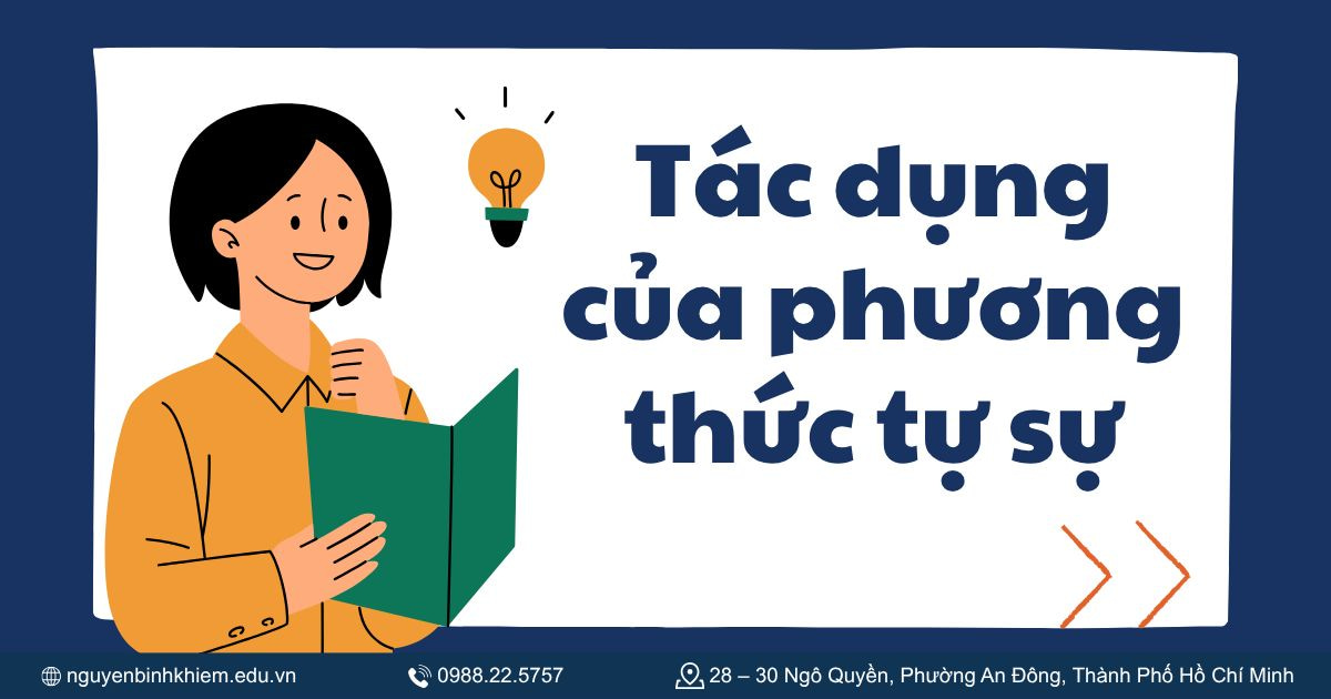 Tác dụng của phương thức tự sự